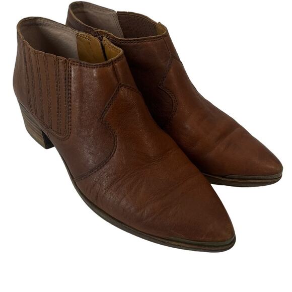 LUCKY BRAND KALBAH Western Pointed Booties SZ 7.5 - Picture 1 of 9